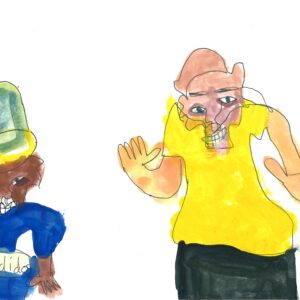 Two Friends - Painting - Conway Ginger