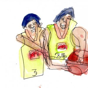 Basketball Players by Conway Ginger
