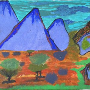 Glen Helen, Rwetyepme, Mt Sonder by Charles Inkamala